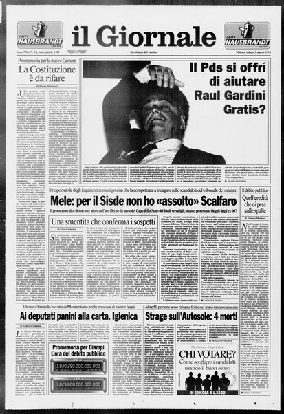 Il giornale : quotidiano del mattino